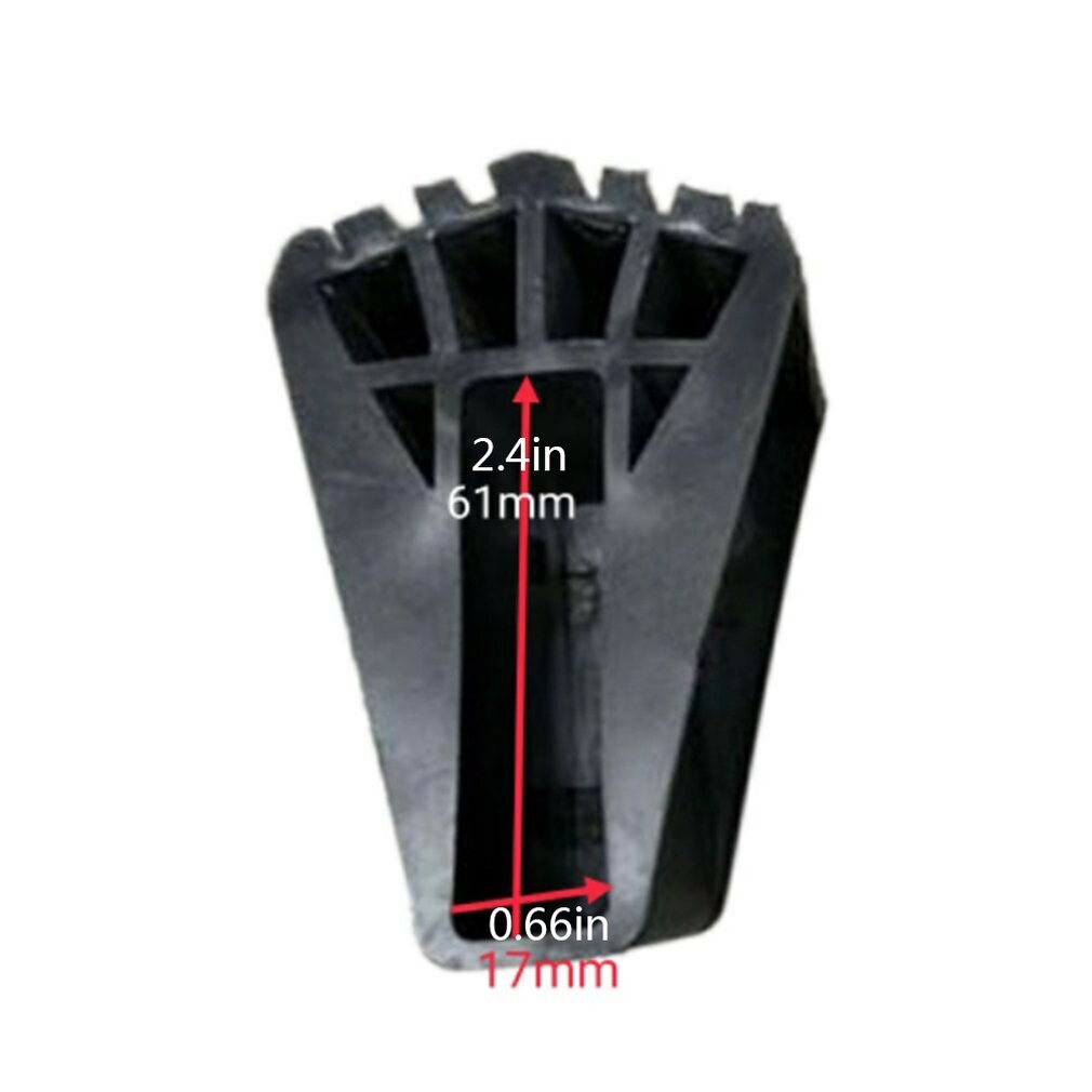 Universal Telescopic Ladder Foot Pad Multifunctional Folding Ladder Fan-shaped Foot Cover Non-slip Foot Pad