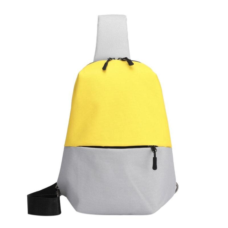 Dames canvas sling borsttas tiener sport reis schouder crossbody tas fiets wandelrugzak schouder sporttas: 02