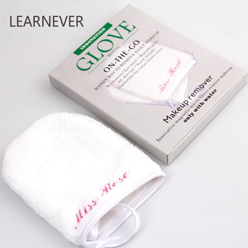 1 Pcs Doek Handdoek Make Remover Beauty Herbruikbare Gezicht Handdoeken Schoonmaak Handschoen Gezicht Wassen Make Up Tool