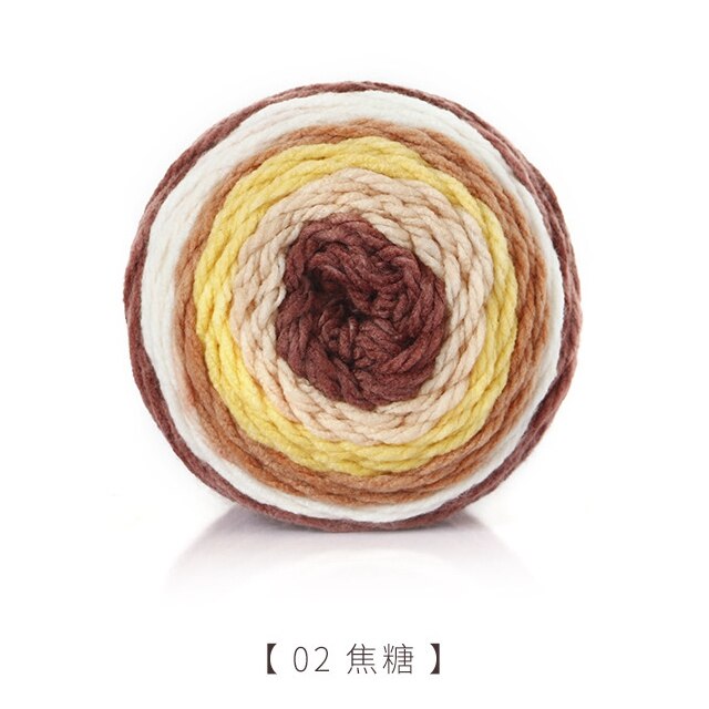 200G/Ball Hand Geweven Wol Diy Handgemaakte Gebreide Zachte Sjaal Hoed Trui Gehaakte Dikke Wol Voor Hand breien: 02