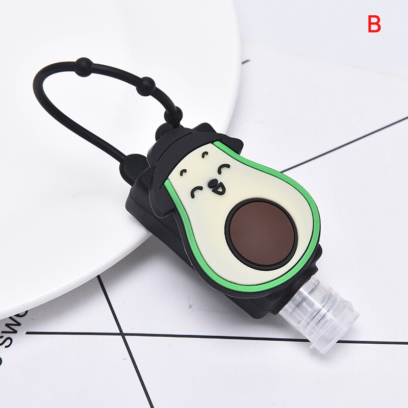 Fruit Mini Hand Sanitizer Holder Travel Portable Safe Gel Holder Hangable Liquid Soap Dispenser Containers: B