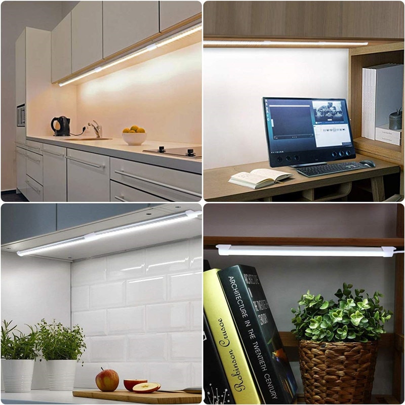 Bureaulamp Dimbare USB Led Bar Nachtlampje Led Tafellamp DC 5V Dagelijkse Verlichting Nachtlampje Dimbare 3 kleuren Wit Warm Wit