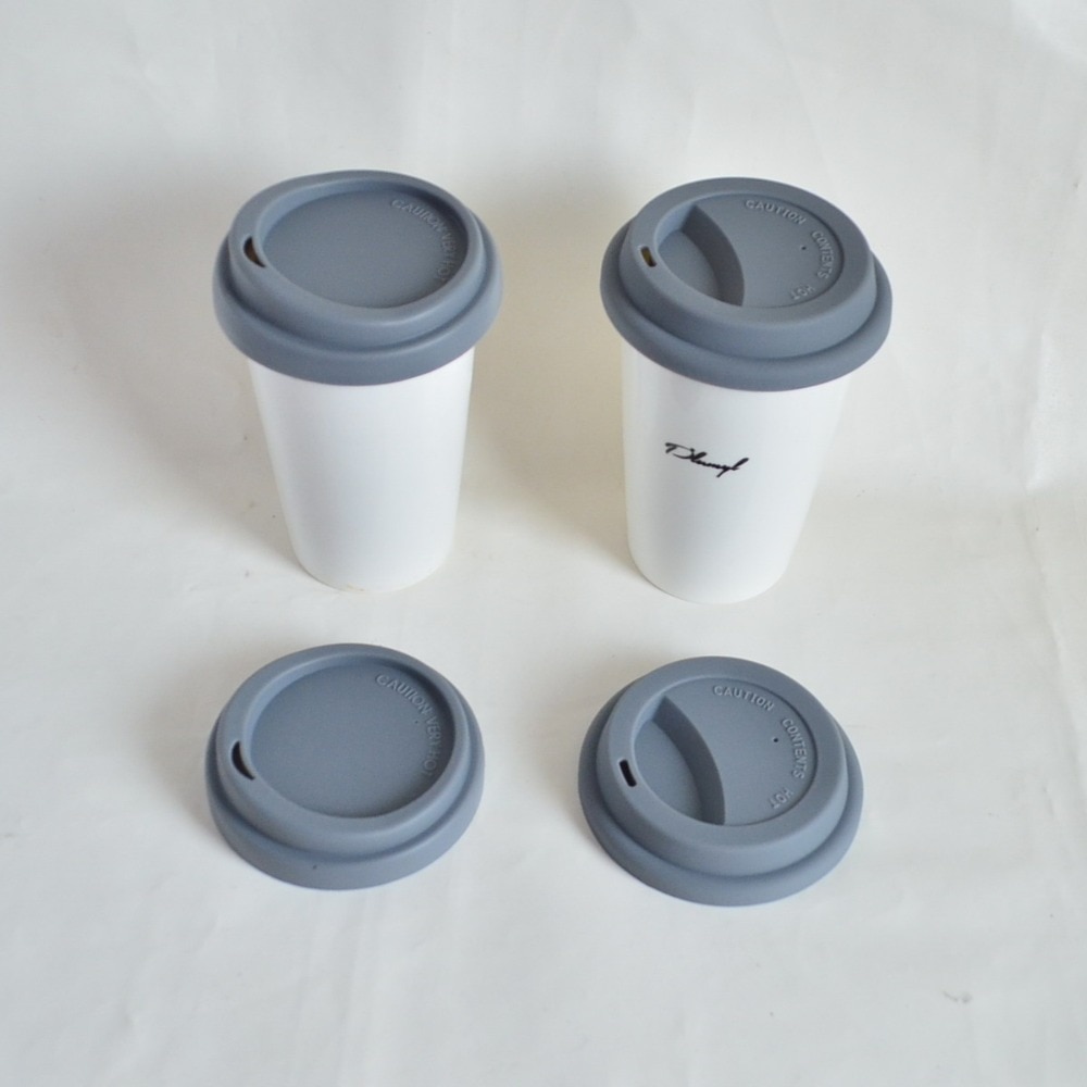 silicone lids(90mm/ 80mm) for Ceramic mugs Silicone Insulation Leakproof Cup Lid Heat Resistant Anti-Dust Mug Cover
