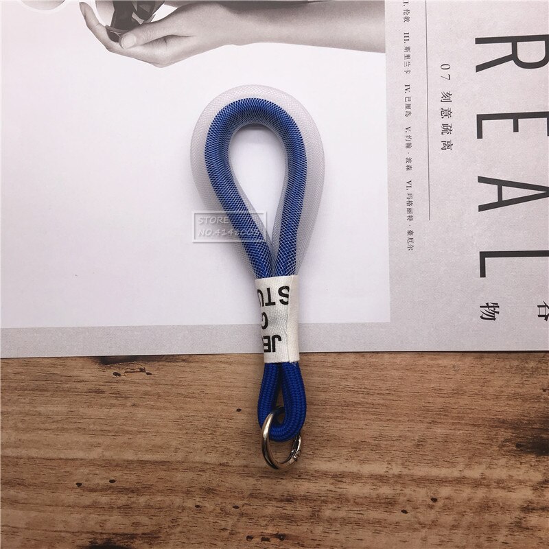 Llavero fluorescente con cordón para llaves, correa de cuello corto para llaves de coche, bolso para niños, colgante, para amigos: 6
