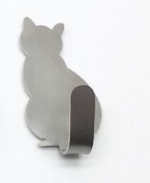 Zelfklevende Haken Kat Patroon Opslag Houder Voor Badkamer Keuken Hanger Stick Op Wall Opknoping Deur Kleren Handdoekhouders: b