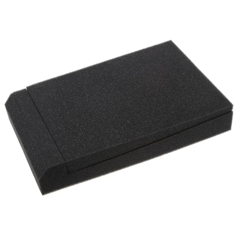 1 Set/2pcs Sponge Studio Monitor Speaker Acoustic Isolation Foam Isolator Pads Soundproofing Foam 11.8x7.8x1.8inch