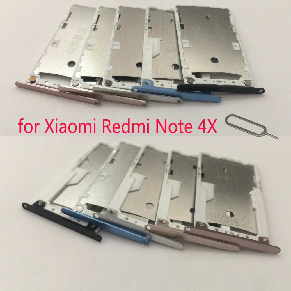 Telefoon SIM Kaart Lade Adapter Voor XIAOMI Redmi Note 4X Originele Behuizing Micro Sd-kaart Houder Voor Xiaomi Note 4X Note4X
