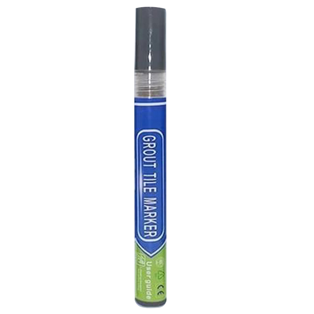 Pluma de estilismo para azulejos, rotulador impermeable y con lechada de moho para Reparación de Pintura de baño, marcador a prueba de agua, # W5: Dark gray 