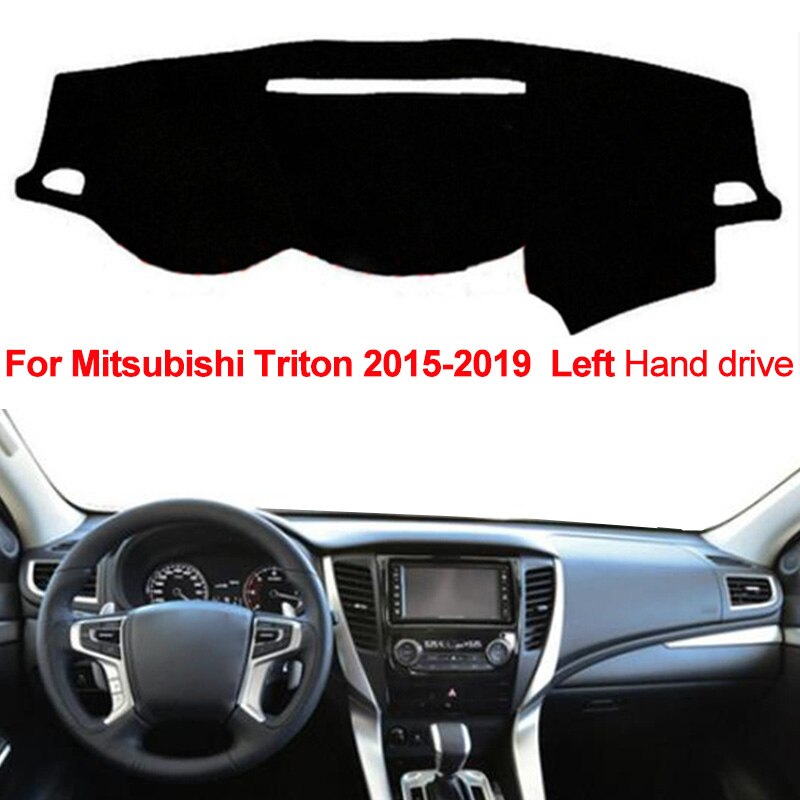 Auto Dashboard Cover Voor Mitsubishi Triton Dashboard Dashmat Pad Tapijt Zonnescherm Antislip auto Styling