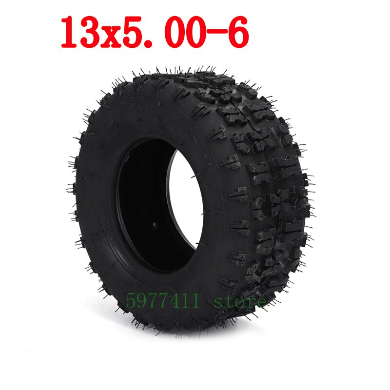 Taille 13x5.00-6 4.10-6 pneu pouce pneu Tubeless, adapté pour ATV quatre roues véhicule Gokart Scooter Minicar tondeuse à gazon chasse-neige
