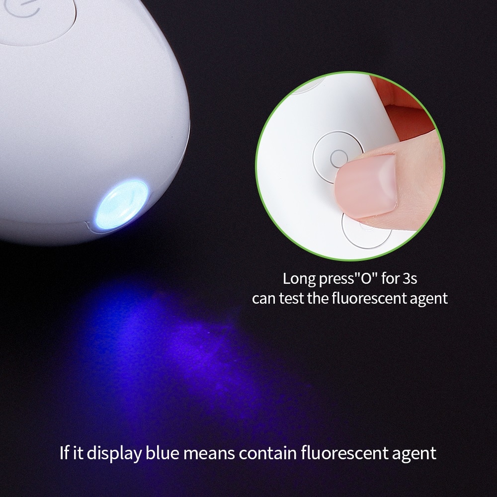 Medidor de humedad para la piel pantalla Digital hidratación piel de la cara Analizador de aceite herramientas agente fluorescente luz USB