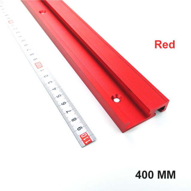 Aluminium Alloy T-track Slot Miter Track Jig Fixture Saw Table Chute for Router Table Bandsaws Woodworking DIY Tools: 400m