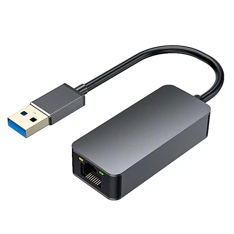 2500 MBit/s USB C Typ C Ethernet zu RJ45 2,5G USB 3,0 Kabel adapter Konverter LAN Netzwerk Hub für Windows 7/Mac für PC Laptop: Silber