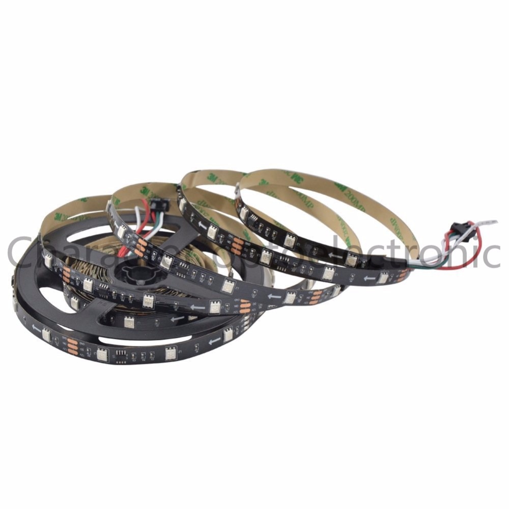 DC12V WS2811 5050 SMD RVB Bande Adressable 30/60leds/m Pixels Led Externe 1 ic contrôle 3 leds 5 m/roll imperméable IP67/IP30