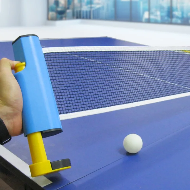 170 cm einziehbares Tischtennisnetz, tragbares Tischtennisnetz, 175 cm, skalierbarer Anzug für jedes Tischübungszubehör
