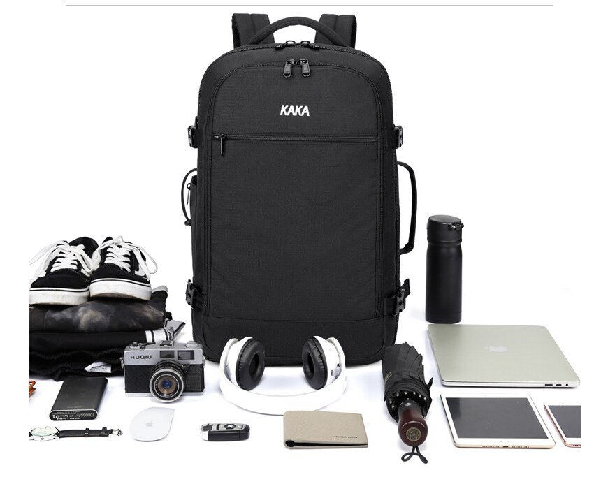 KAKA 35 L large Capacity Travel Backpack Carry On Backpack Durable Travel Duffle Bag 15.6 Inch Laptop Backpack for Men Women