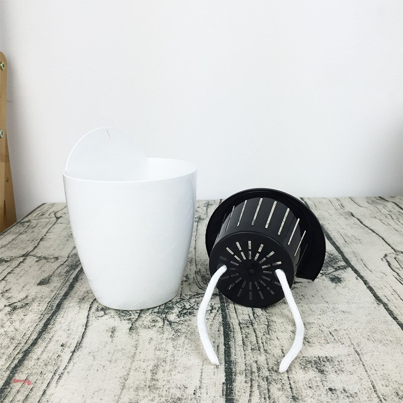Self Watering Flower Pot Wall Hanging Resin Plastic Planter Durable For Garden Balcony DC156