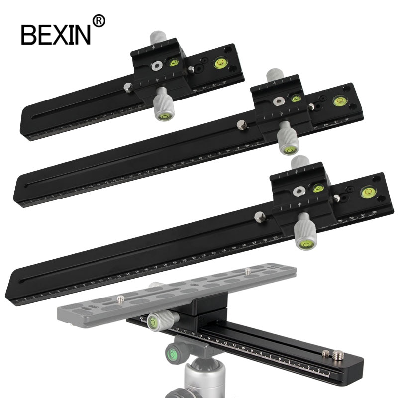 BEXIN Panoramisch Lange Tele dubbellaags Quick release plaat klem Arca Zwitserse camera Klem Adapter Mount Bracket Statief Holde