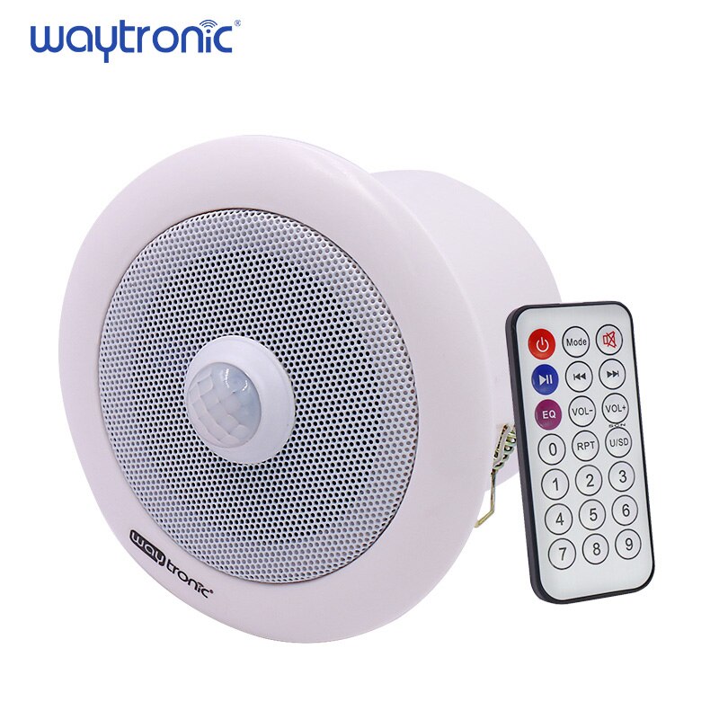 In Ceiling PIR Motion Detection Sensor Voice Amplifier Speaker for Store Doorway Welcome Doorbell Alarm Bank Safety Reminder