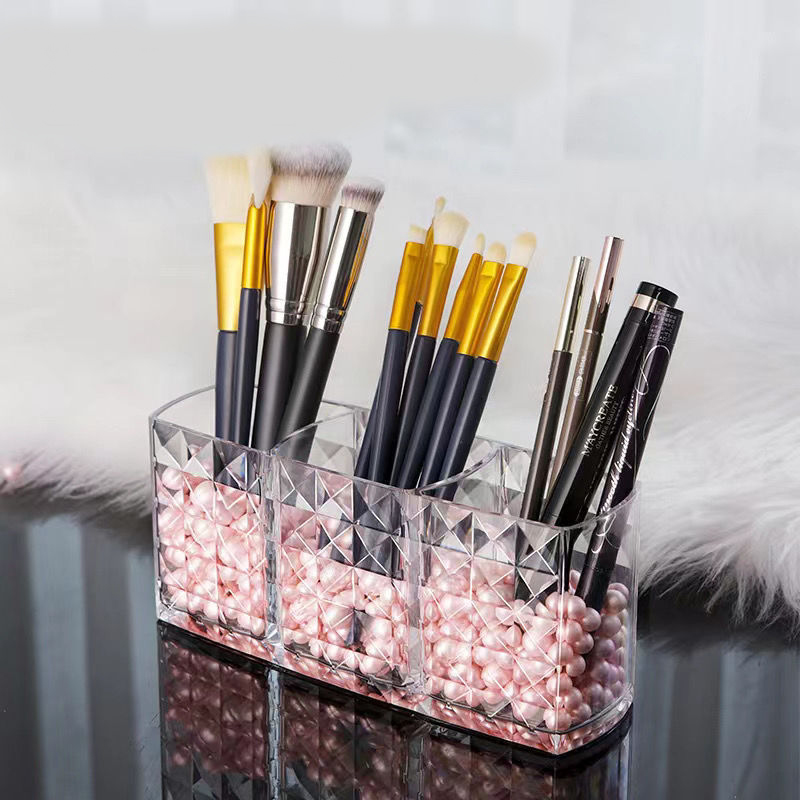1-teiliger Spiegelschrank mit Rautenmuster, Aufbewahrungsbox, Badezimmer, Badezimmer, Kosmetik, Lippenstift-Aufbewahrungsregal
