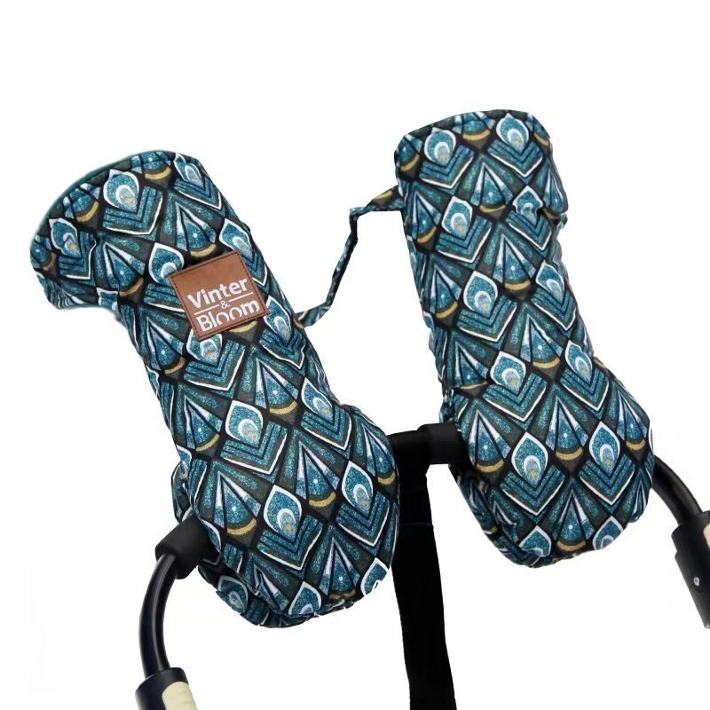 Housse polaire en fourrure chaude pour poussette, protège-mains pour landau, accessoires de landau