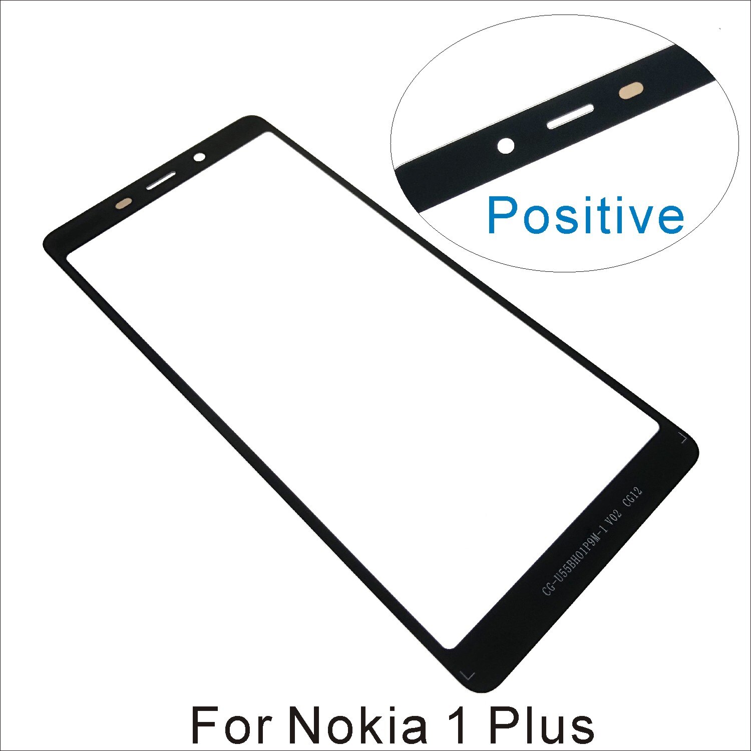 5.5'' (No Mobile Touch Screen) Outer Glass For Nokia 1 Plus 2.1 2.3 3.1 Plus 5.3 6.1 6.2 7.2 Front Glass Panel cover Replacement: 1Plus