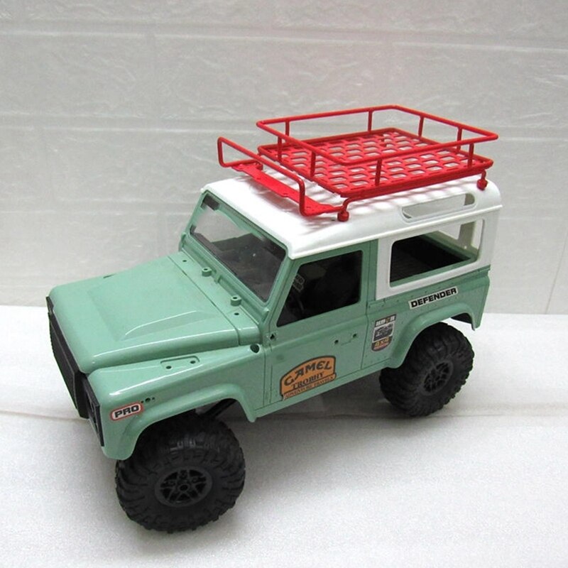 Para mn d90 d91 d96 d99 mn90 mn99s 1/12 rc carro atualizar peças de metal bagagem transportadora bandeja rack telhado acessórios