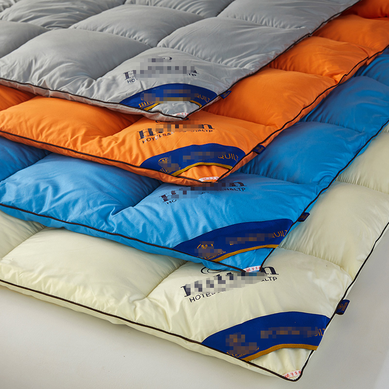 Hotelbettdecke 95, weiße Gänsedaunendecke, Sommer-Kühlbettdeckeneinsatz, luftdurchlässiger Bezug, Frühlings- und Herbststeppdecke, Wintersteppdecke