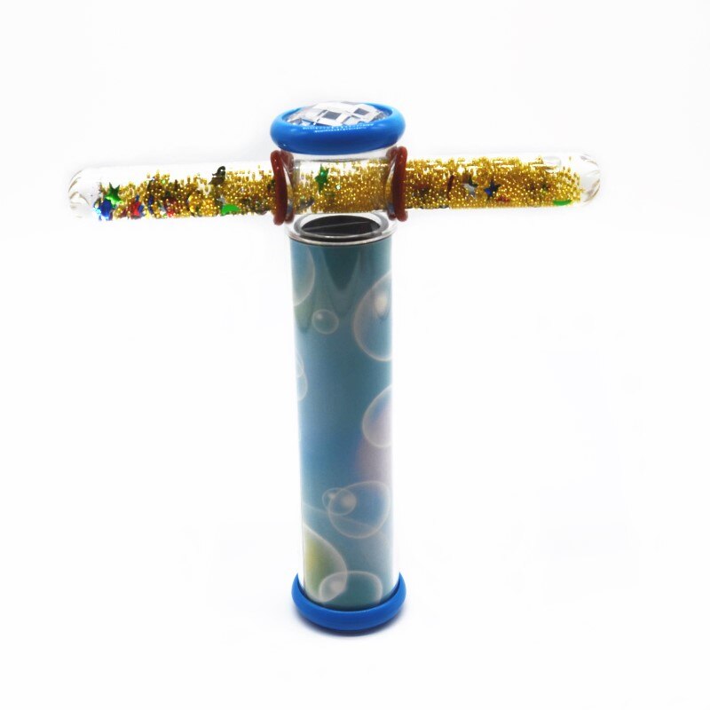 Fantastische Angebot Nette Lustige Bunte Kaleidoskop für freundlicher Flüssigkeit Fantasie funkeln Wunder Zauberstab Kreuz bilden: Grün Blase Karosserie