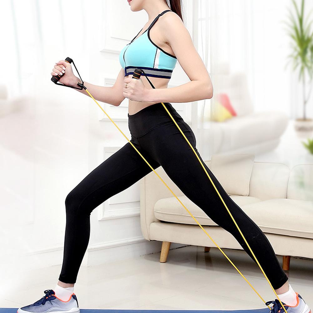 Exercise Resistance Bands With Handles Fitness Workout Bands For Home Gyms Daily Workout Strain Rope With Fitness Word