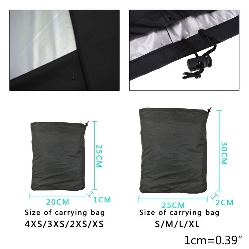H55A Bbq Cover Outdoor Stof Waterdichte Weber Zware Grill Cover Regen Beschermende Outdoor Barbecue Cover Ronde Bb