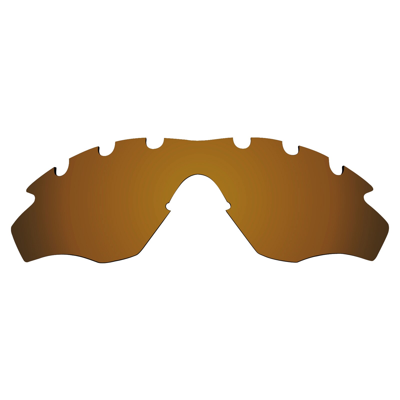 Alphax Polarisierte Ersatz Linsen für-Oakley M2 Rahmen Lüftete OO9212 Sonnenbrille Rahmen Mehrere Entscheidungen: Bronzy gold