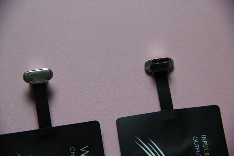 2 Pieces Android Micro USB Qi Wireless Charger Receiver Charging Adapter Receptor Induction Receiver Chip For iphone Samsung
