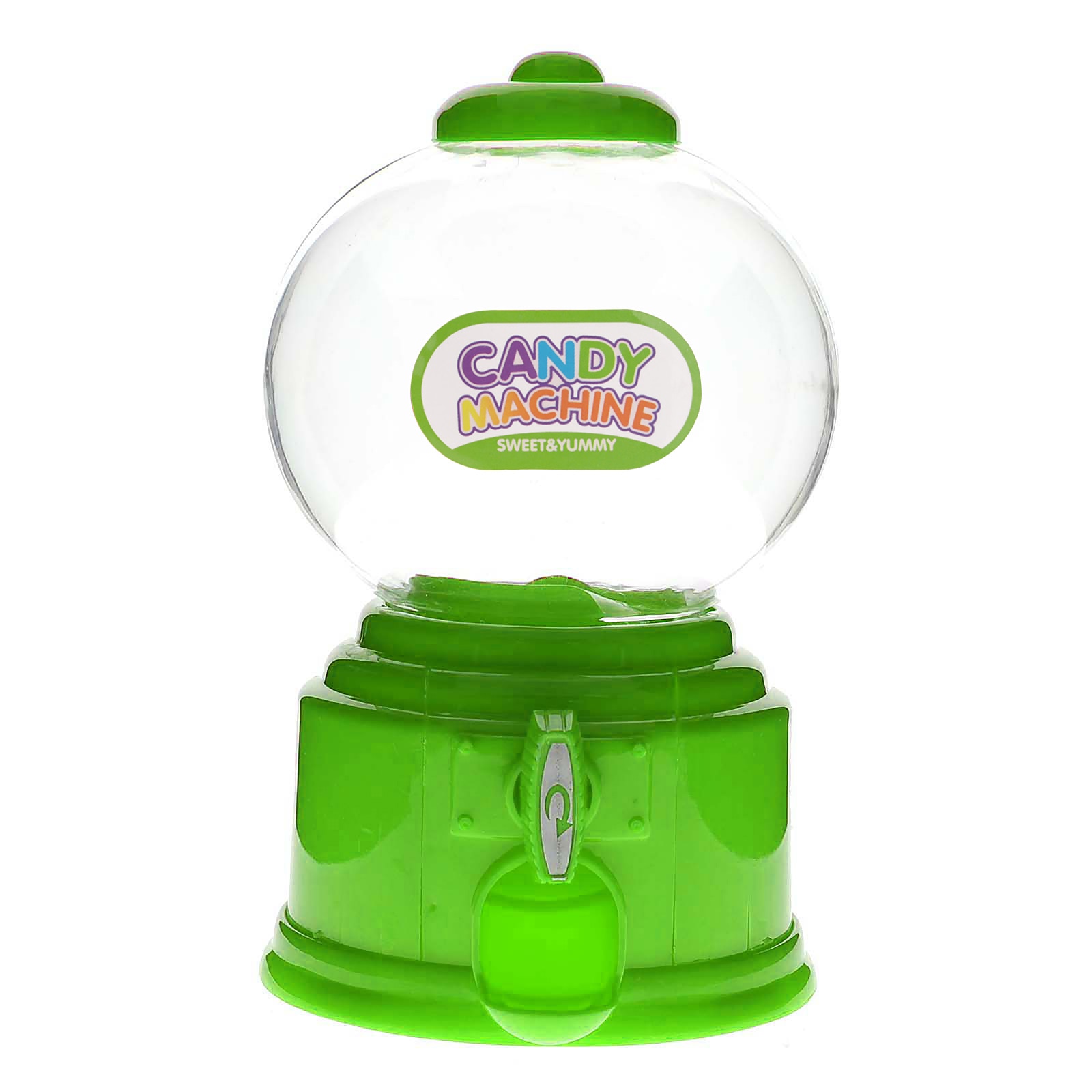 Candystrong dispenser maskine børn tyggegummibold snacks opbevaringsbokse til børn plast: Grøn