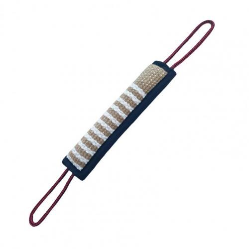 Jouet mordant pour chien, bâton robuste, motif rayé, soins dentaires, entraînement, oreiller: Black