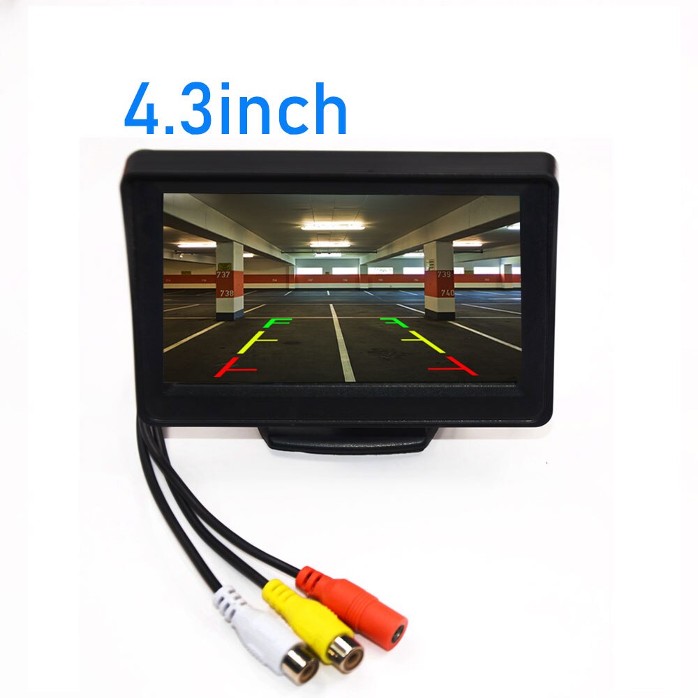 Auto Monitor 4.3 "Scherm Voor Achteruitrijcamera Reverse Camera Tft Lcd-scherm Hd Digitale Kleur 4.3 Inch Pal/ntsc: 4.3inch