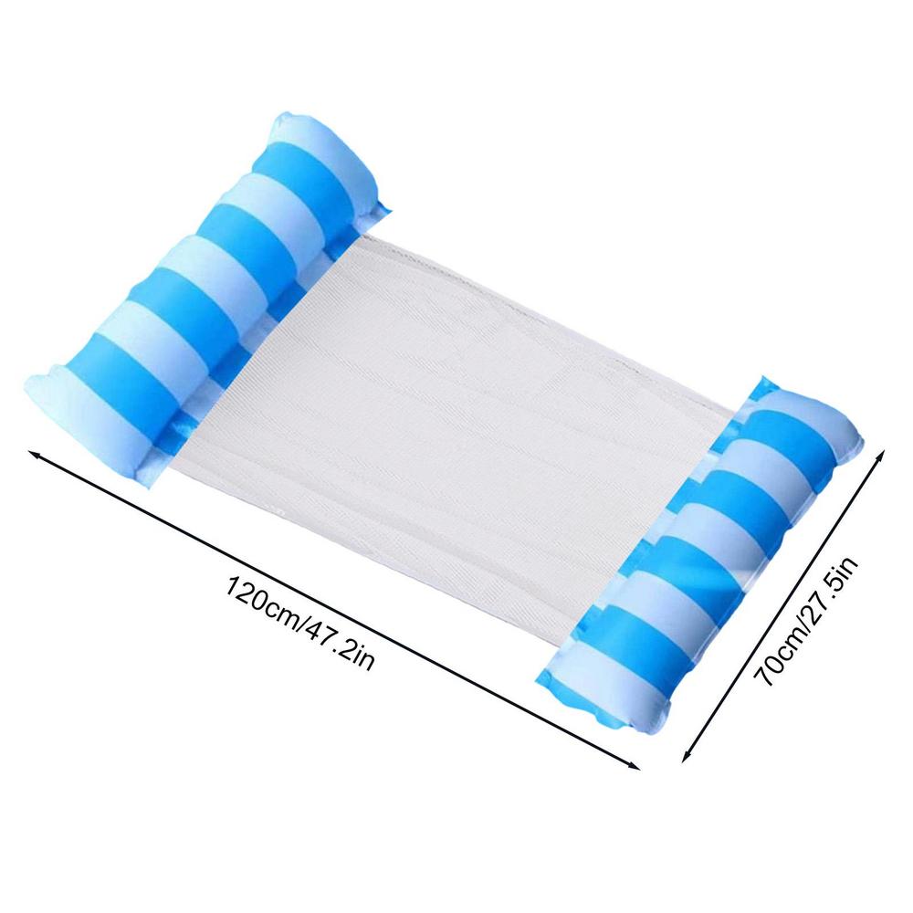 Water Hangmat Float Opblaasbare Strandstoelen Zwembad Speelgoed Opblazen Drijvende Zwembad Bed Zwemmen Matras Drijvende Hangmat: Grey