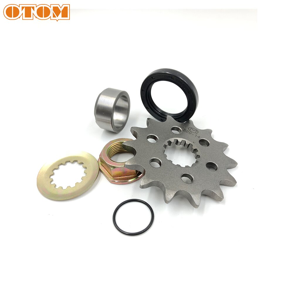 OTOM-retenedor de piñón pequeño completo para motocicleta, Kit de sello de aceite para KAWASAKI, KLX300, LONCIN, VOGE300