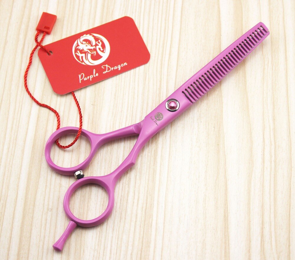 TOPPEST – ciseaux de coiffure rose, 510 #, 5.5 pouces, JP 440C 62HRC, pour la maison et le Salon, ciseaux amincissants