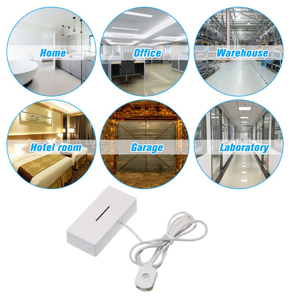 EWeLink 433MHz Wireless Water Leakage Sensor Water Leaks Intrusion Detector Alert Water Level Overflow Alarm