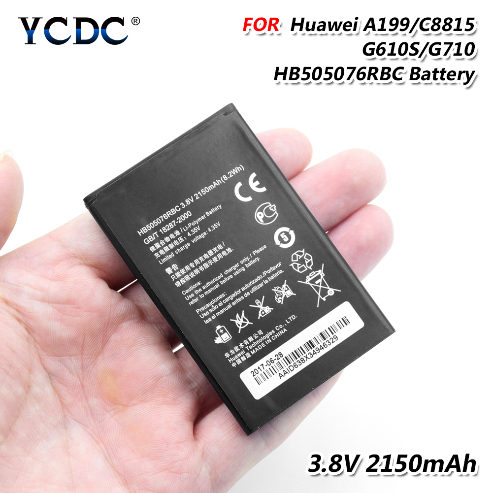 Ycdc suurikapasiteettinen litiumioni-litium-korvaava  hb505076 rbc-akku huawei  y3 ii lua -l21 lua -u22 lua -a22 lua -u02 lua -l02