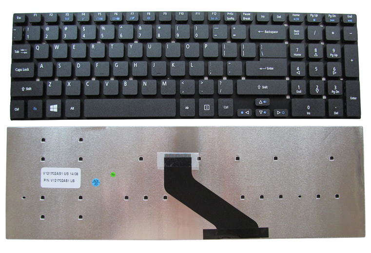 For ACER notebook keyboard 5755G 5830T ES1 512 531 V3 571G 772G 551 771G ES1-711 ES1-711G E5-521G laptop keyboard US version