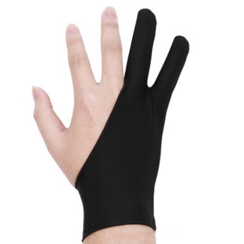 Artist Drawing Glove for Any Graphics Drawing Table 2 finger Anti-Fouling Both for Right And Left Hand Drawing Gloves