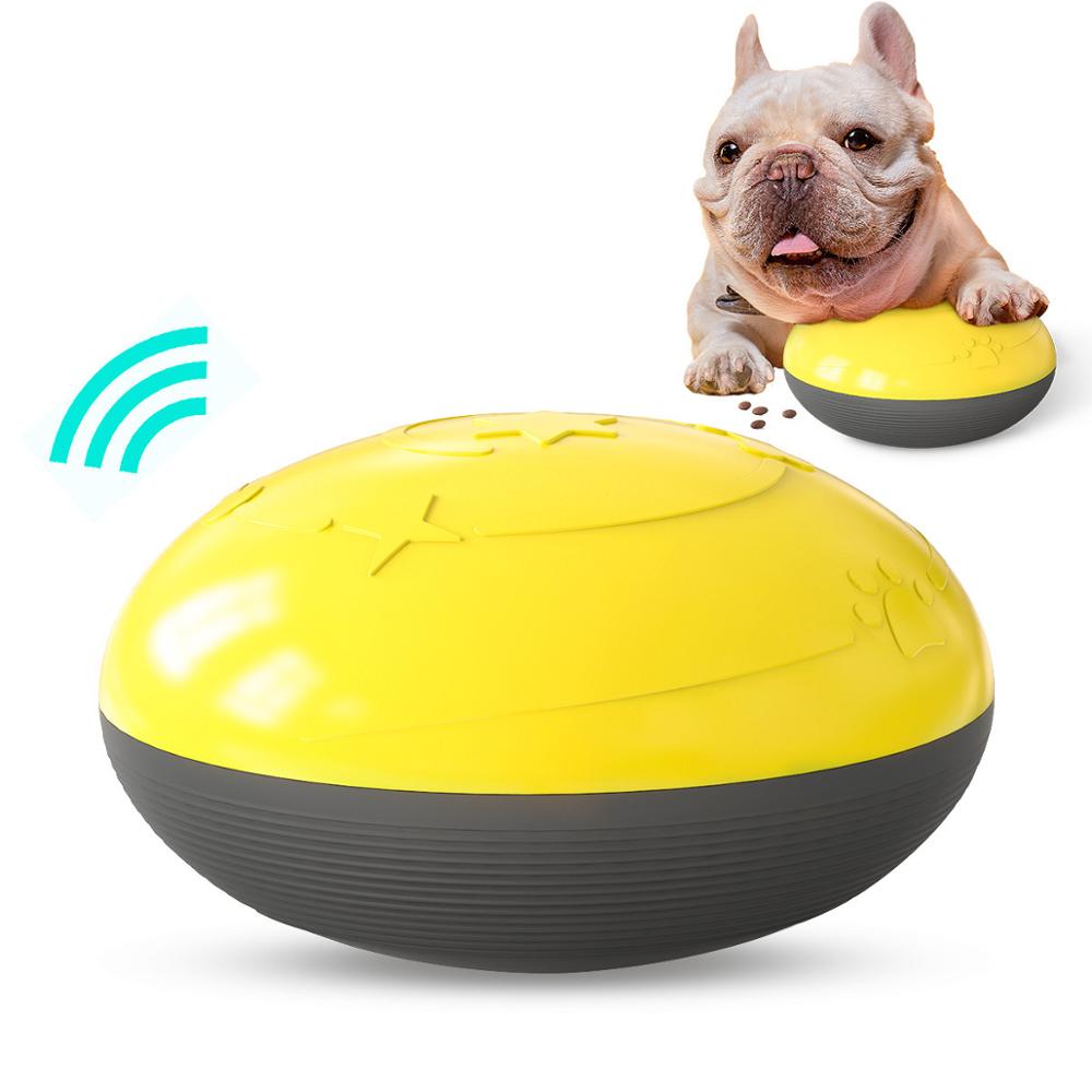 Funny Leaking Food Toy for Small/Medium/Large dogs Resistant Squeaky Dog Toys Durable Slow Food Bowl Dog Supplies Pet Products: Yellow