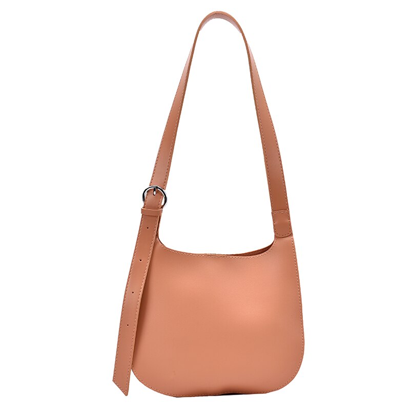 bolso de mano para mujer, moderno bolso de hombro para mujer, de piel sintética de , de gran capacidad, blanco, marrón, azul y negro: orange