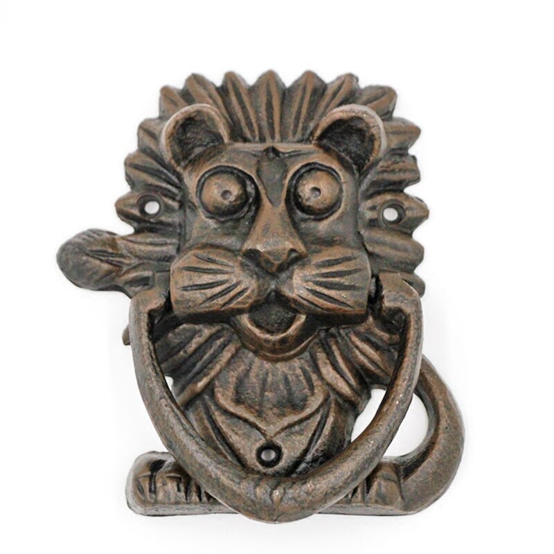 American Country Style Door Knocker Window Decoration Pendant Lion Owl Home Door Knock