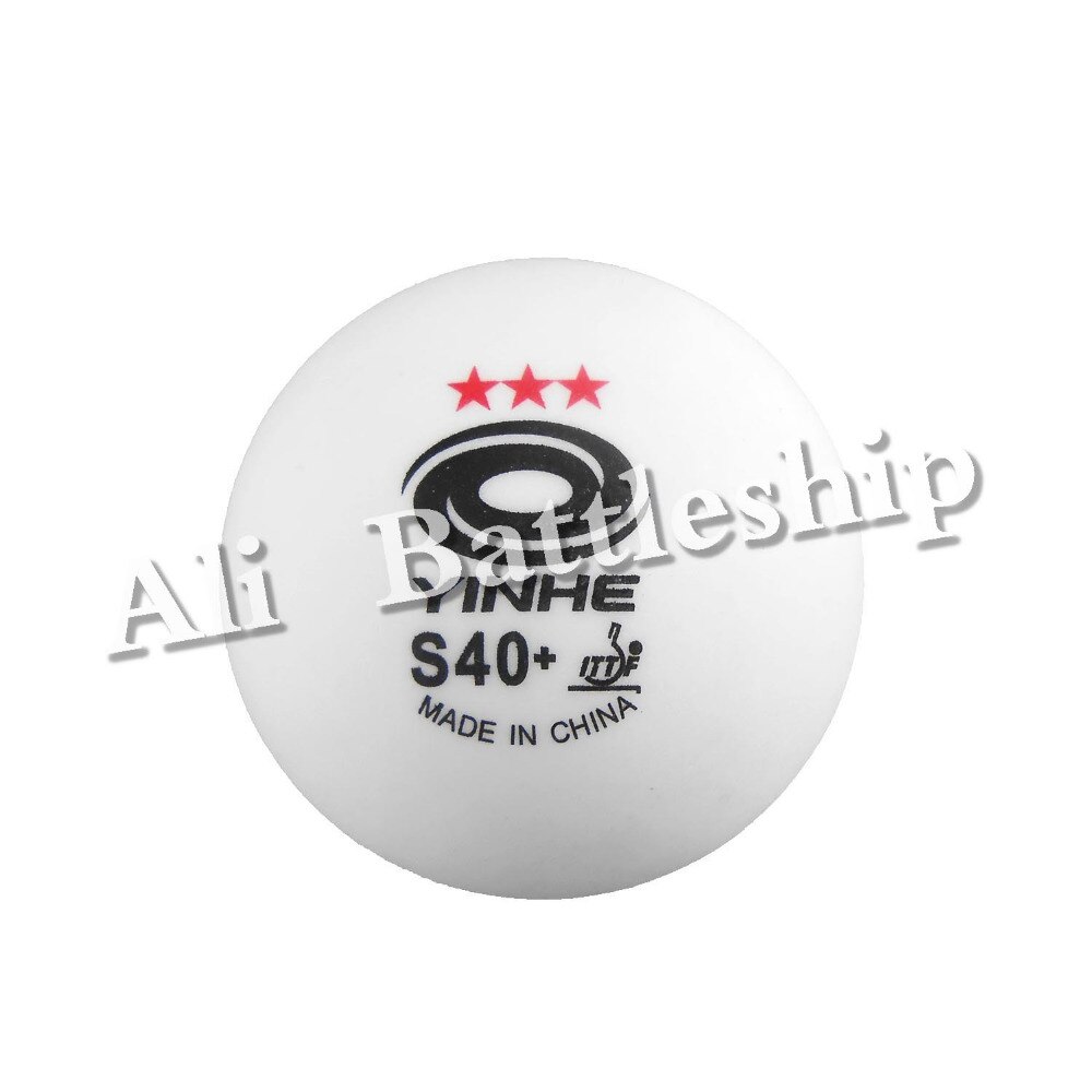 Original 6x YINHE 3Star 3-Star S40+ Materials White Table Tennis Balls for Ping Pong