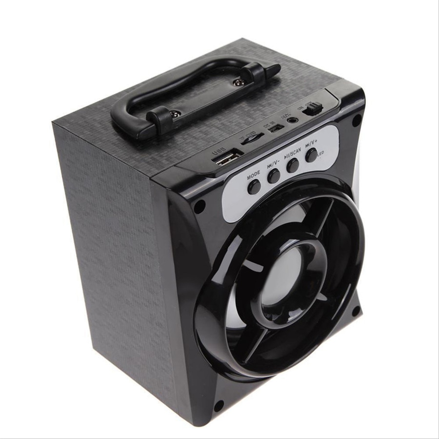 MS-132BT Big Portable Bluetooth Wireless Speaker Bass Powerful Subwoofer Outdoor Music Playing Box USB LED TF FM Radio Speaker