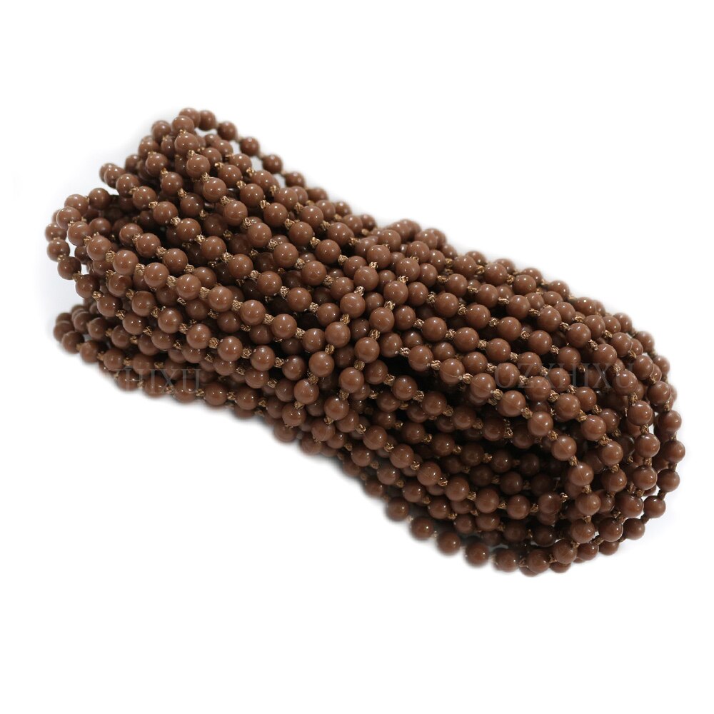 10 yards rullegardin og romersk skygge perlesnor med kjede i plast rullegardinkjede reparasjon, rullegardinperletau, blindperler: 4 / 5 yard