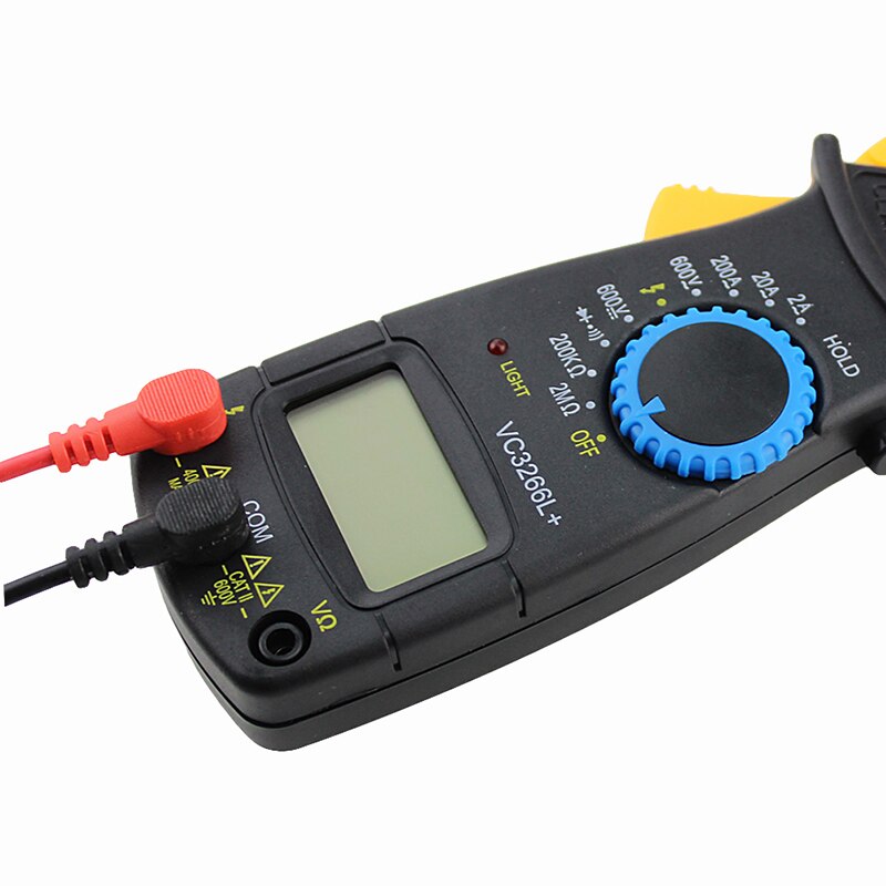 600A AC/DC Multimeter Current Clamp Pincers Digital Clamp Meter Voltmeter Ammeter Ohm Current Voltage Tester
